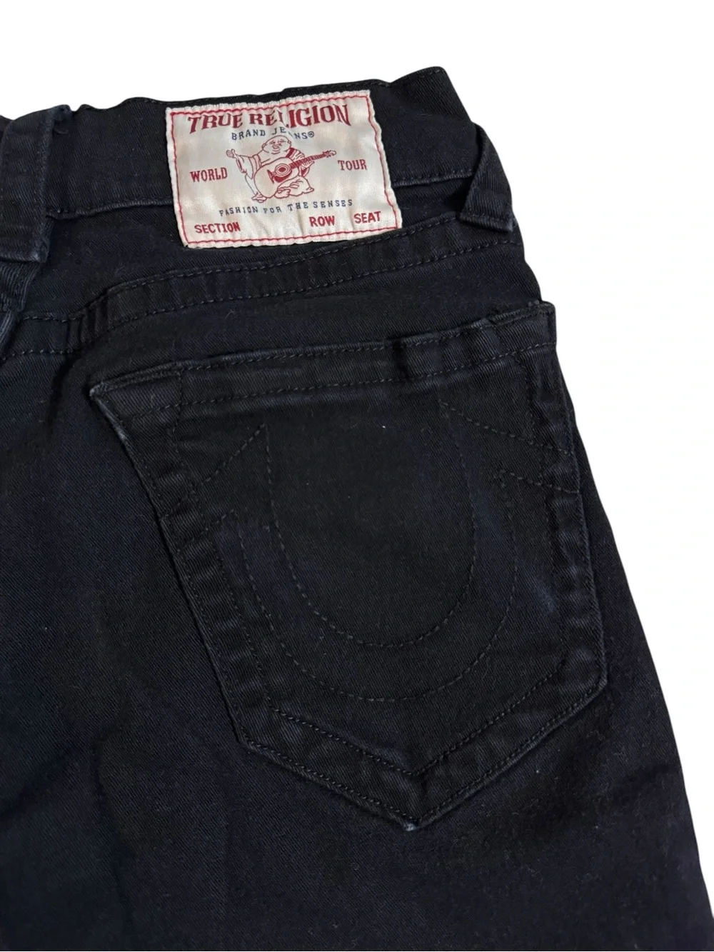 True Religion Black Geno Jeans